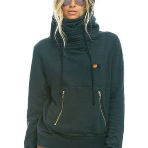 Aviator nation ninja hoodie pullover - charcoal XL